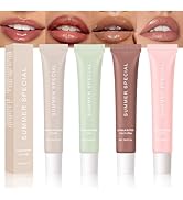 HHLTOH 4PCS Summer Ultra-Hydrating Lip Butter Balm – Natural Vegan Lip Balm for Instant Moisture,...