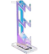 SOVQUEST Game Controller Holder with Light Colorful Acrylic Headphones Stand with 3 Modes 7 Color...