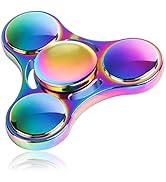 ATESSON Fidget Spinner Toy Durable Stainless Steel Bearing High Speed Spins Precision Metal Hand ...
