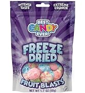 BEST PARTY EVER! Freeze Dried Candy Fruit Blasts, Crunchy Candy with Intense Taste, 1.7 oz, Pack ...
