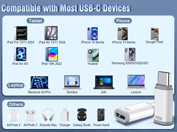 usb-c to lightning adapter
