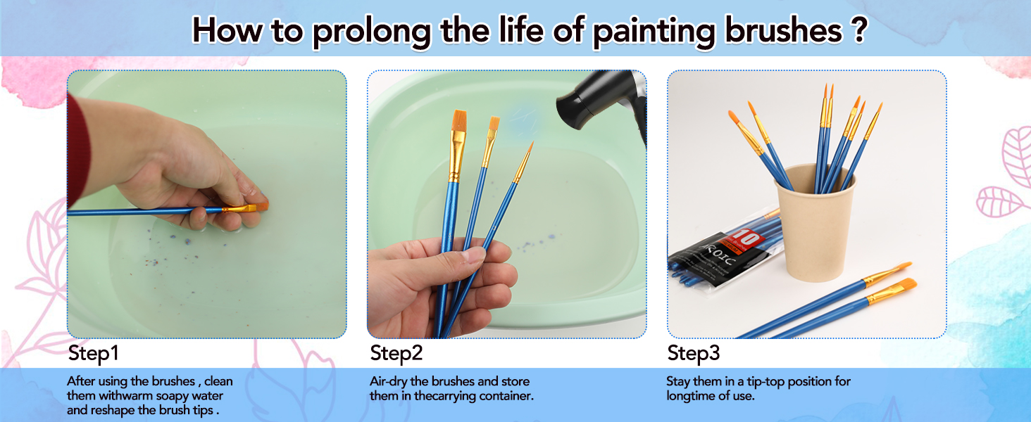 paint brushes set