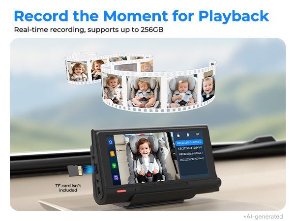 Baby car camera