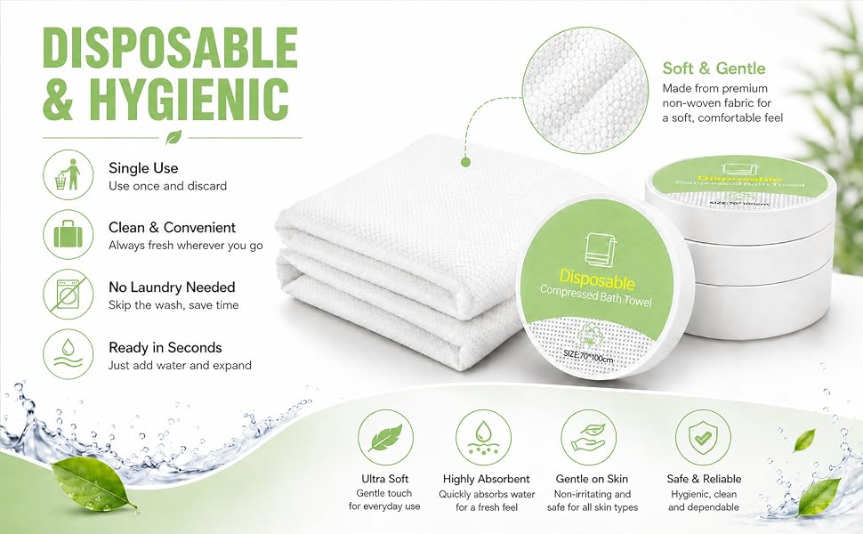 compressed towels