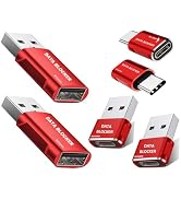 BUISAMG Data Blocker, USB A & USB C Data Blocker for iphone15 16 and Any USB C Mobile Phone Charg...
