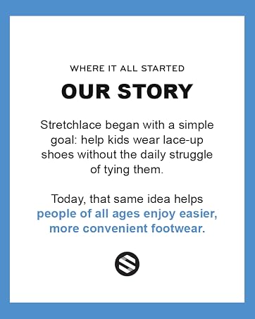 Comfortable stretch laces made for kids, adults, seniors, and athletes.
