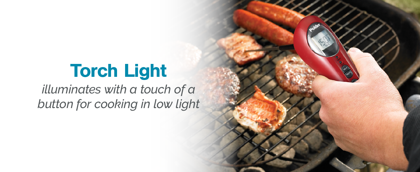 Polder Safe-Serve Instant Read Digital Thermometer