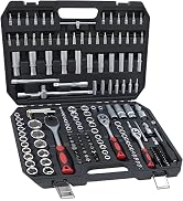 HANTINSTINA Professional 171pcs Socket Set - Versatile and Durable Tool Set for Every Mechanic, 1...