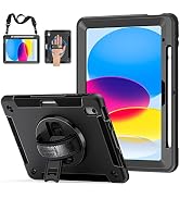 Miesherk Stock Case for iPad 10th Generation 2022: Military Grade Shockproof Rugged Case for iPad...