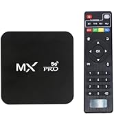 MX Pro 5G Smart 4K Ultra HD Media Player WiFi 6 Bt Remote Control 16GB 4 USB Port Home Media Player