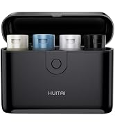 HUITAI Travel Bottles with Case, 4x2oz TSA Approved, Leak-Proof, Press to Unlock, Compact & Porta...