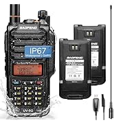 BAOFENG UV-9G GMRS Handheld Radio with Two 1800mAh Batteries