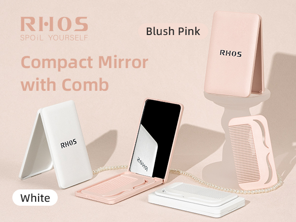 portable Travel Makeup Mirror with comb