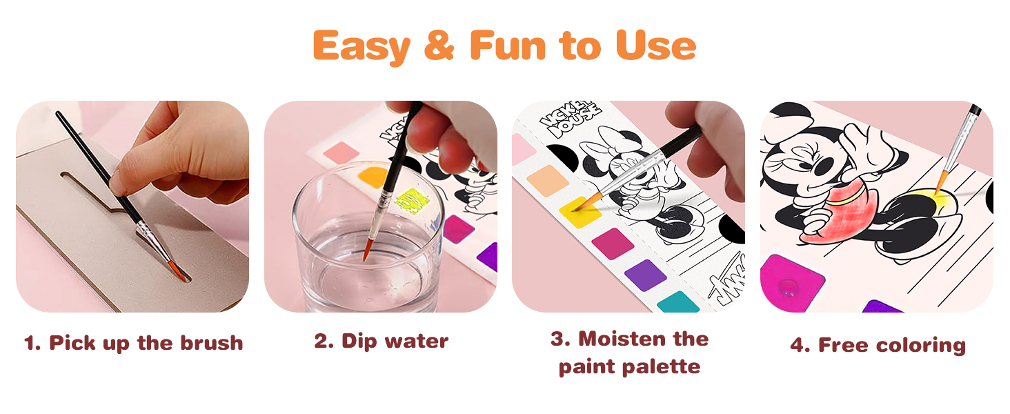 Paint with water book
