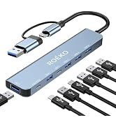 USB Hub 3.0,USB c hub,USB hub with Multiport Adapter, USB Splitter with 1xUSB 3.0,4xUSB2.0,2 x US...