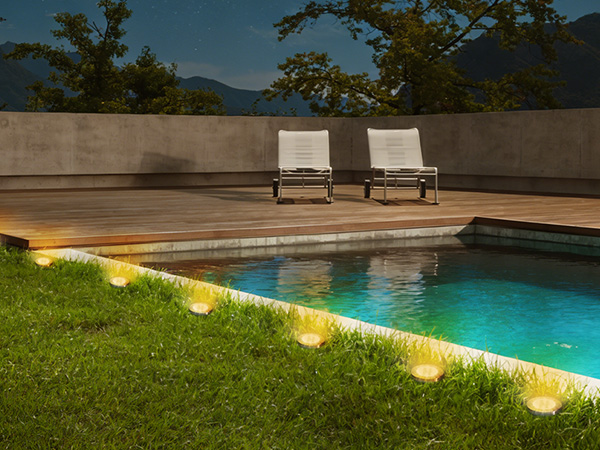 For swimming pools