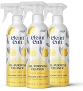 Cleancult - Lemon Verbena - All Purpose Cleaner - Refillable Aluminum Bottle - Cleaner Spray that...