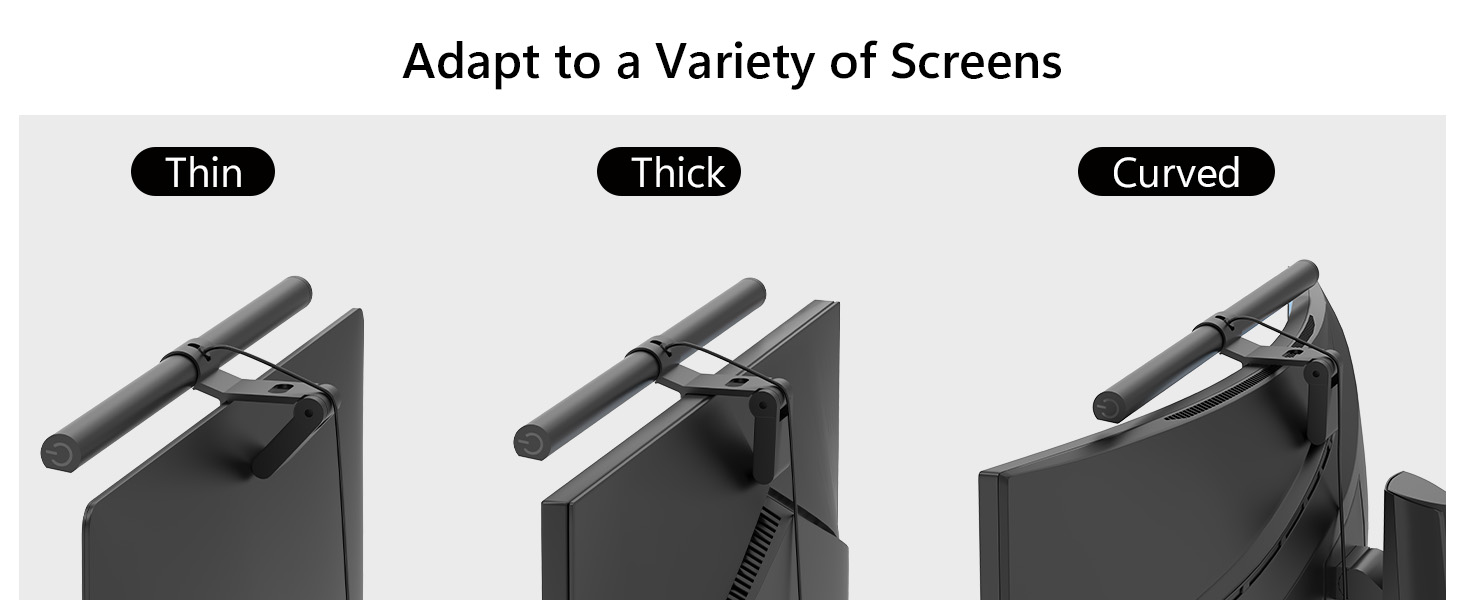 No Screen Glare Dimmable Desk Lamp Computer Monitor Light Bar