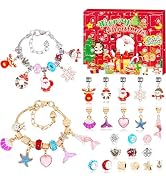 ZMLM Christmas Advent Calendar 2024 for Girl: Christmas Crafts for Kids 24 Days Xmas Countdown Ca...