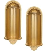 Candle Sconce Set of 2,Gold Wall Candle Sconce,Wall Decorations,Rustic Home Decor