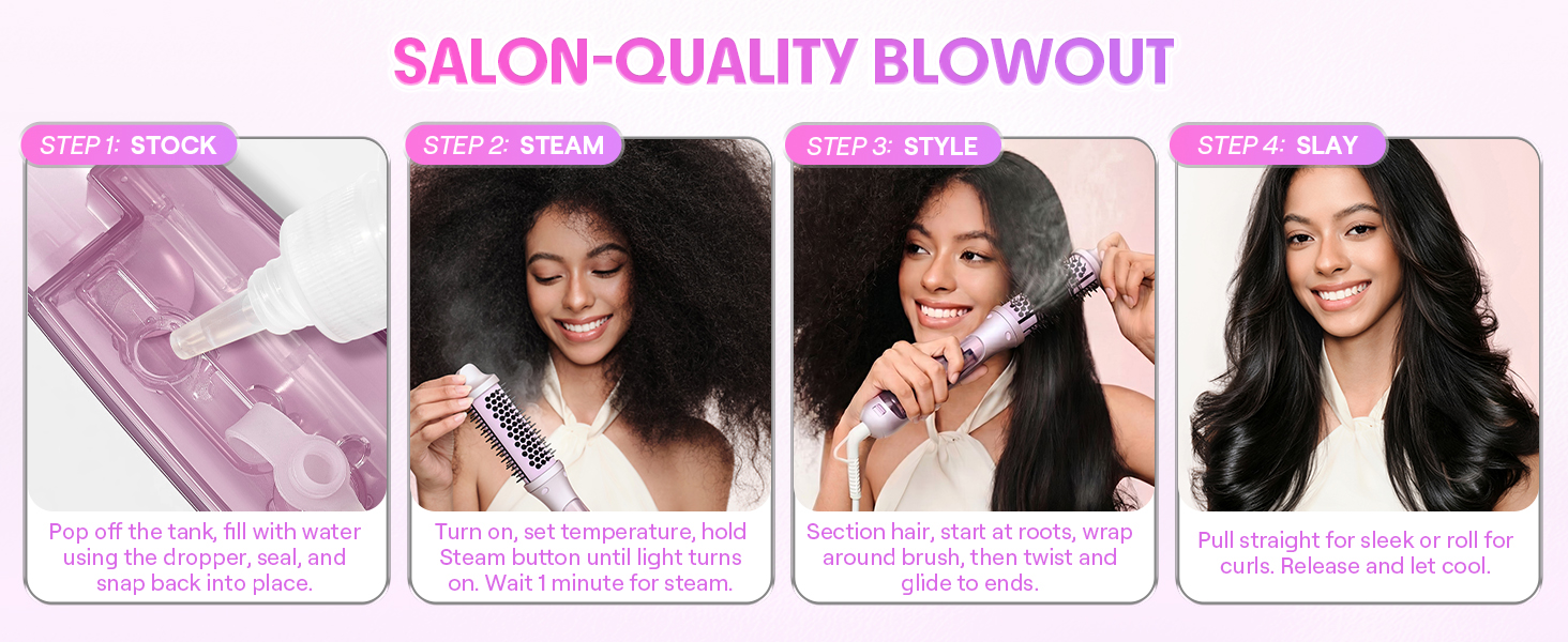 thermal heat brush