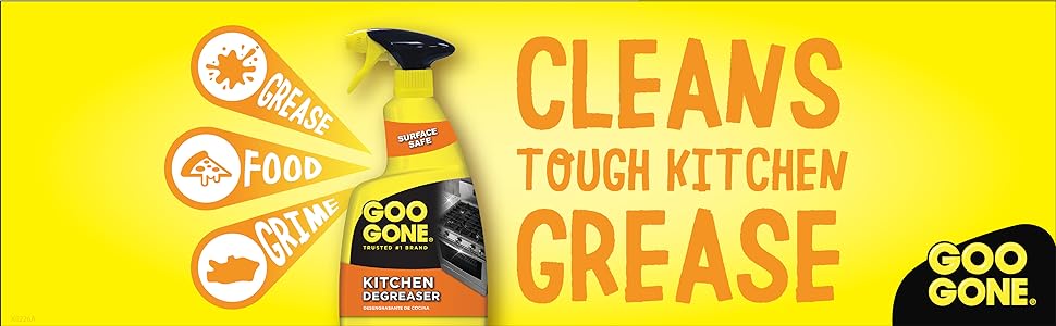 Goo Gone Cleans Tough Kitchen Grease