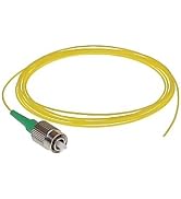 Ultra Spec Cables FC/APC Singlemode 9/125 Simplex Pigtail Fiber Optic 1M - 0.9 mil for Splice