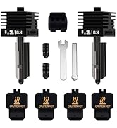 0.4MM H2D/H2S Combo Hotend Print Head Hot End Kit Extruder Upgrade:with 4PCS Silicone Cover Sock ...
