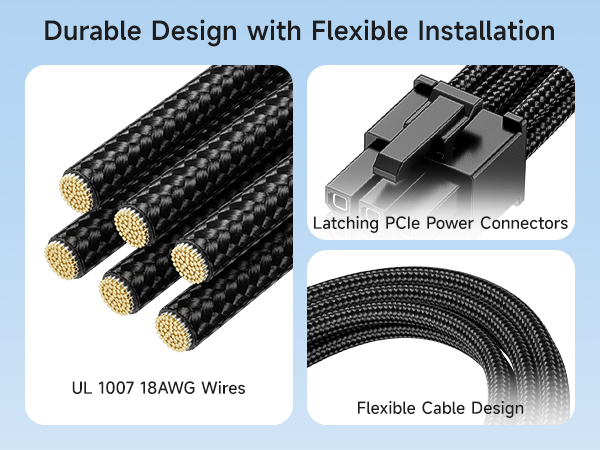 6 Pin PCIe Extension Cable