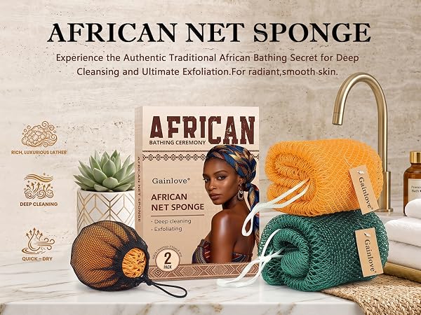 Experience the Authentic Traditional African Bathing Secret for Deep Cleansing.