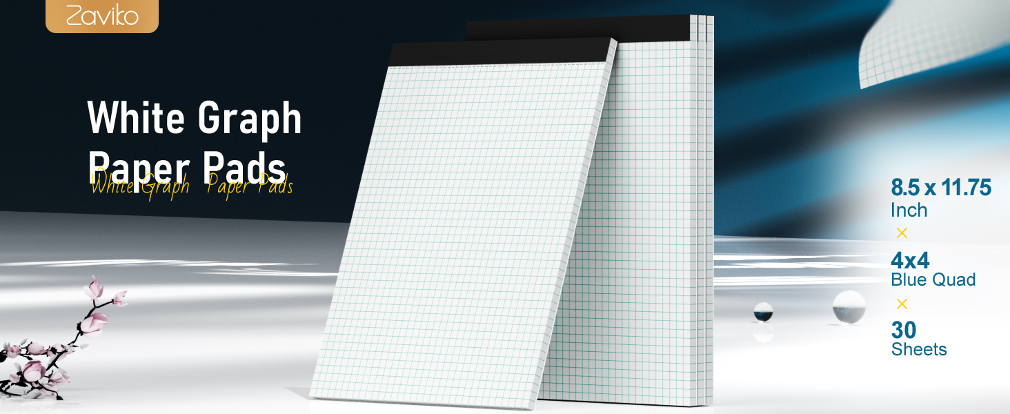 Graph Paper Pads 8.5 x 11