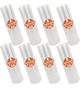 NEXCOVER 18 Inch Stretch Wrap - 1500 Feet | 60 Gauge, 8 Roll Clear Plastic Self-adhering Stretch ...