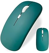 Dolrso Wireless Bluetooth Mouse for iPad/MacBook Pro/Air/Laptop/pc Rechargeable Silent Mouse Port...