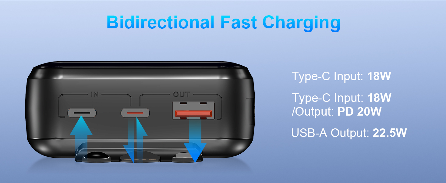 external battery power bank,power bank with built in cable,power bank fast charging