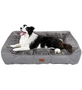 ZAKAPAWS Orthopedic Dog Bed for Large Dogs - Extra Thick Supportive Dog Couch Bed, Pet Beds Sofa ...