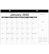 Desk Calendar 2026-12 Months Calendar from January 2026 to December 2026, 2026 Desk Calendar with...