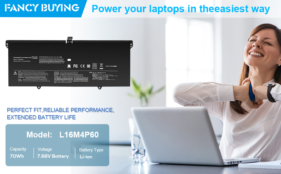 L16M4P60, L16C4P61, 5B10N01565, 5B10N17665, 5B10W67249, SB10W67429 battery