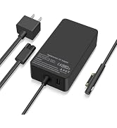 65W Charger Compatible with Microsoft Surface Pro 10 9 8 7+ 7 6 5 4 3 X | For Windows Surface Lap...