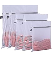 Kimmama Laundry Bags Mesh Wash Bags|Honeycomb Mesh Laundry Washing Bags|Washing Machine Lingerie ...