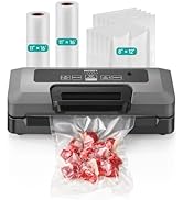 HiCOZY Vacuum Sealer for Food, Powerful Heat Food Sealer, Dry Moist 7-1 Multiple Automatic Modes,...