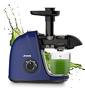 Jocuu Slow Masticating Juicer with 2-Speed Modes - Cold Press Juicer Machine - Quiet Motor & Reve...