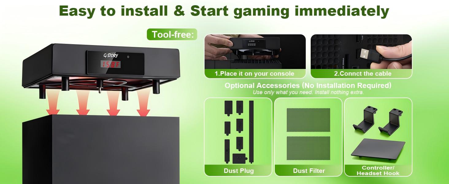 xbox x cooling fan