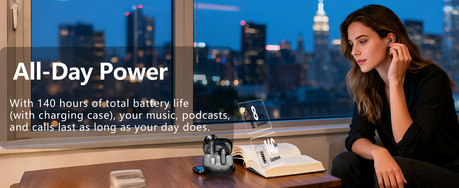 long battery life earbuds