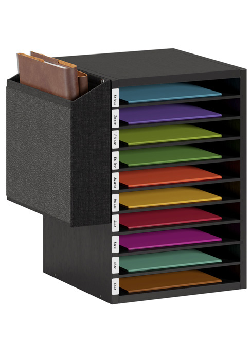 10 titer office mail organizer