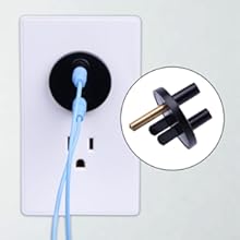 gounding wire and esd wristband without Alligator clip insert into grounded plug