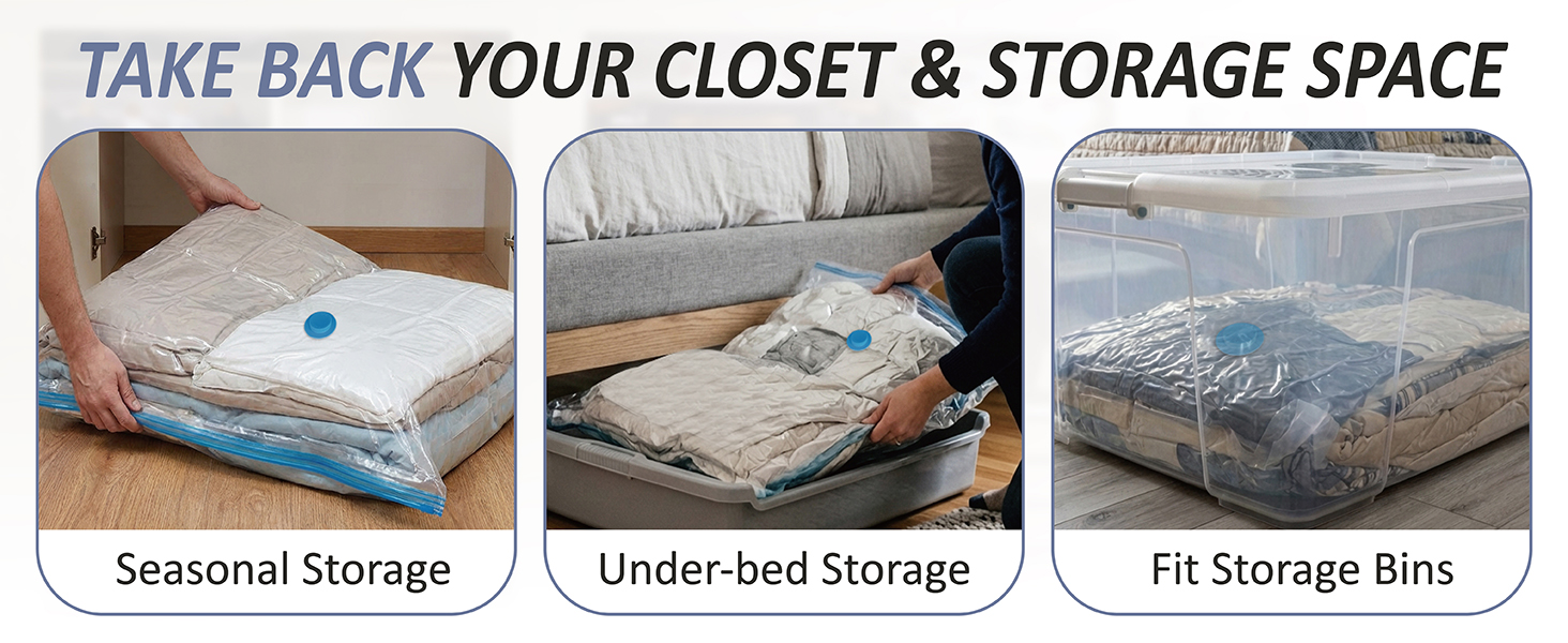 extra jumbo vacuum storage bags