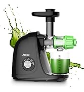 Jocuu Slow Masticating Juicer with 2-Speed Modes - Cold Press Juicer Machine - Quiet Motor & Reve...