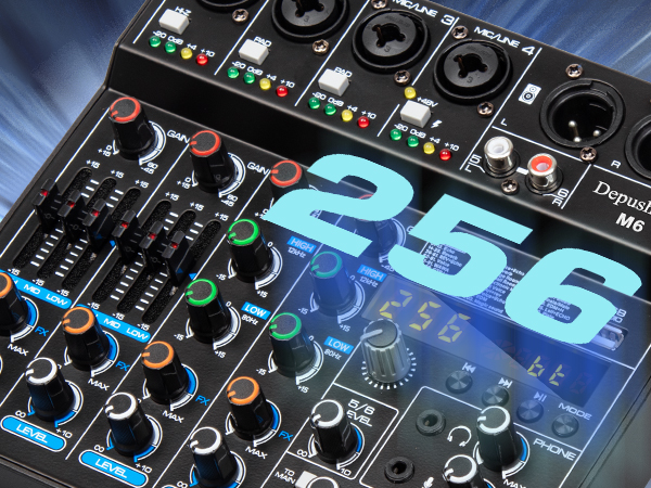 depusheng M6 6 channel audio mixer
