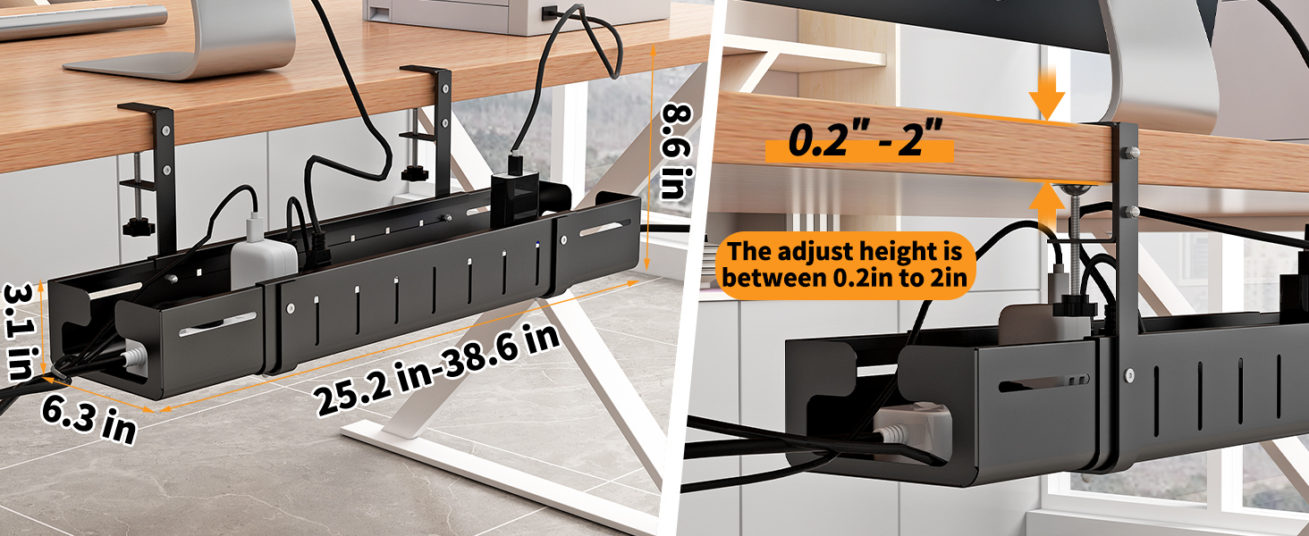 cable management under desk