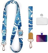 Phone Lanyards for Around the Neck,Cute Wrist Tether for CellPhone Adjustable Smartphone Wrist St...